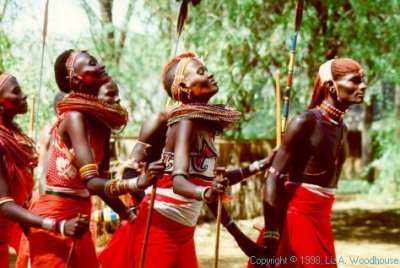 Samburu dancers