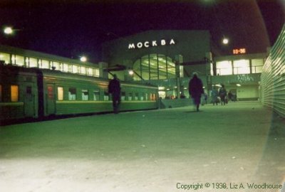 Platform at Leningradskiy train station